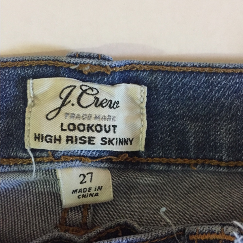 JCrew High Rise Skinny Blue - Light wash - Size 27